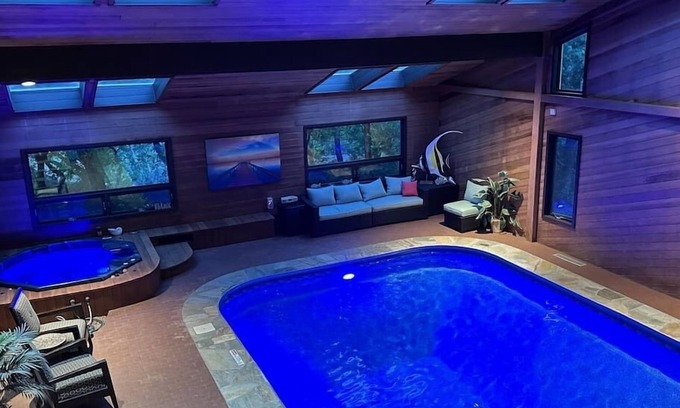 West Colorado Springs Casa | Indoor pool, hot tub, sauna!