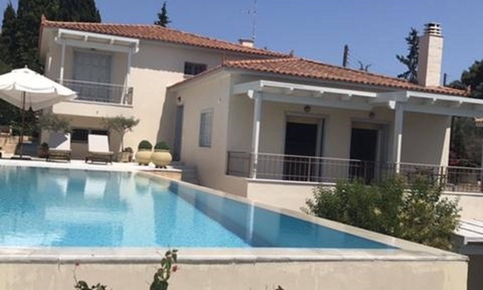 Agios Emilianos Casa | PISCINA INFINITY Y VILLA CON VISTA A LA ISLA