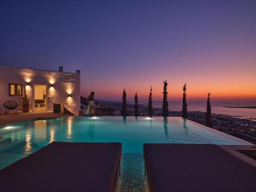 Paros Casa | Infinity sea view hillside villa with private pool