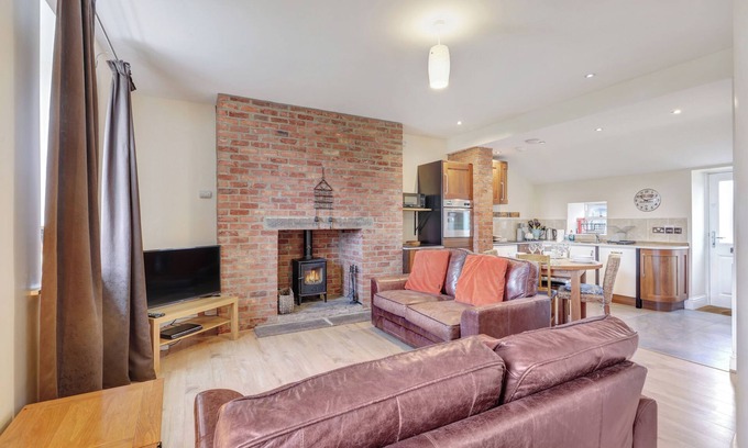 Wandylaw Cabaña | Inglenook a cosy cottage 10 mins north of Alnwick and 1 min off the A1