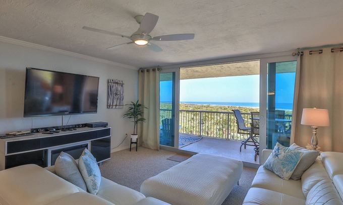 New Smyrna Beach Condominio | Inlet #306 3rd floor beauty! 2BD 2BTH fantastic views of the ocean
