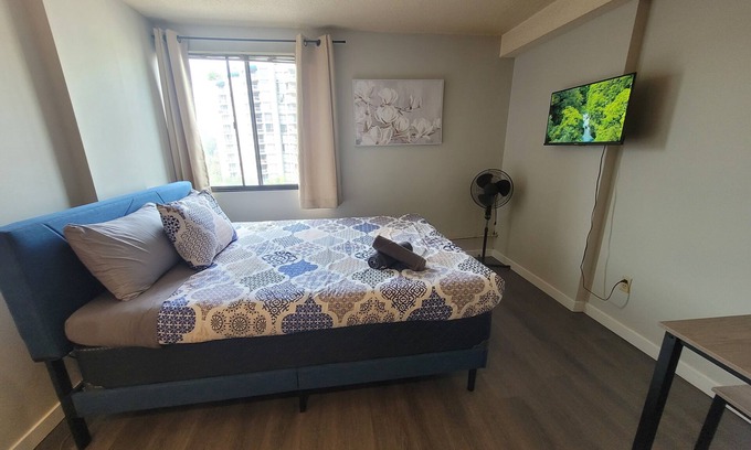 Eau Claire Apartamento | Inner City Haven: Urban Serenity