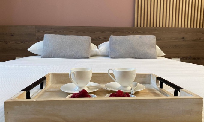 Pergine Valsugana Casa | Innesti Rooms&Apartments Green double room with private bathroom