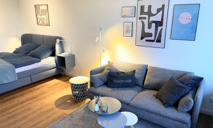 Fehmarn Apartamento | "InselRuhe Fehmarn" with balcony, sea view, WLAN, only 100 m to the beach
