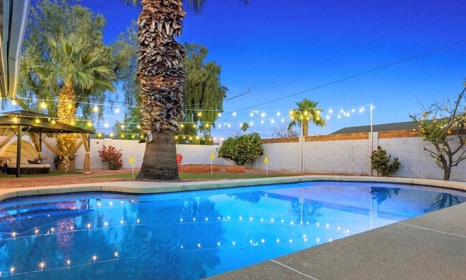 Village Grove Casa | Introducing the Granite Reef Oasis: Your Retreat w/ Pool, Golf, BBQ and Firepit!