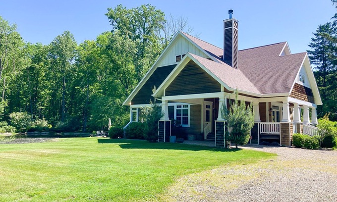 Lakeside Casa | Inviting home with hot tub, high-speed WiFi, fireplace, washer/dryer & wet bar