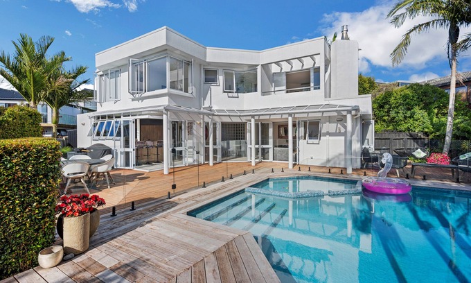 Castor Bay Casa | Inviting Pool in Private Backyard
