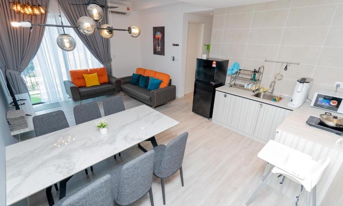 Ulu Kinta Apartamento | Ipoh Tambun Lost World Sunway Onsen Suites Lana 2R2B 8 paxs
