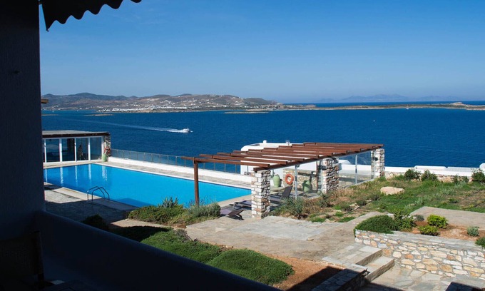 Nea Cryssi Akti Casa | Casa con piscina cerca de Pounda