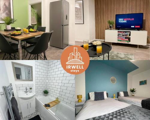 Widnes Apartamento | Irwell Stays - Afton House