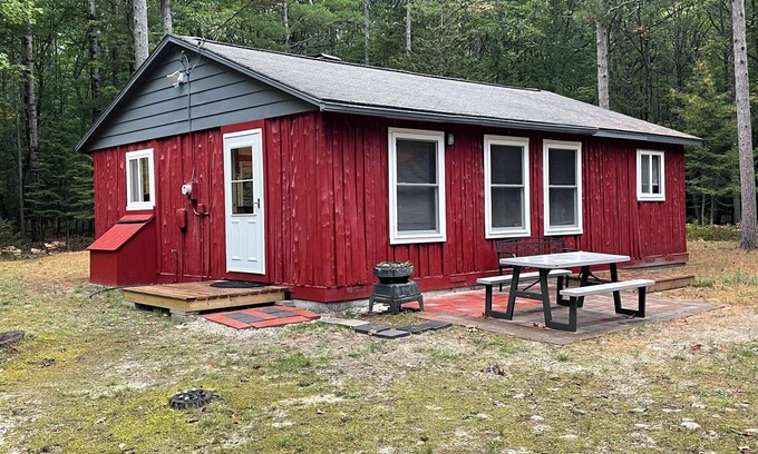 Bois Blanc Island Cabina | Island Getaway! Nestled in the woods with easy access to sandy beach