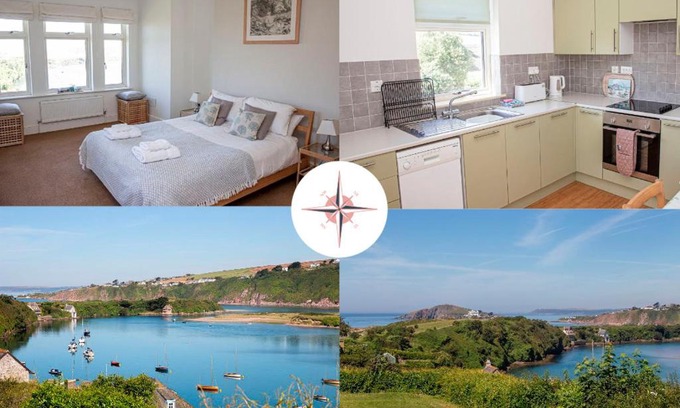 Bantham Apartamento | Island View at White Horses, Bantham, South Devon - with glorious sea views
