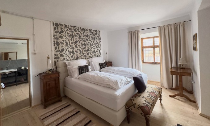 Berg/Monte Apartamento | Habitación 'Zinnenberg Suite 1' con vistas a la montaña, terraza compartida y wifi