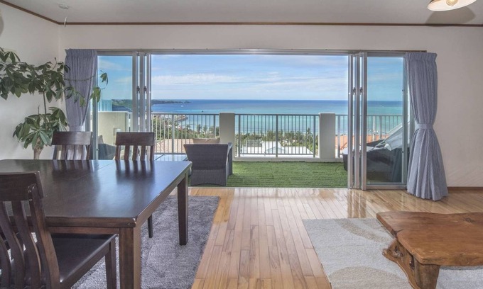 Nakadomari Casa | J Amazing Sea View Onna 330㎡ 4BR cerca de Moon Beach
