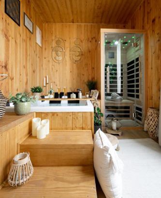 Les Muriers Apartamento | Jacuzzi Sauna privatif - La Cabanette Spa