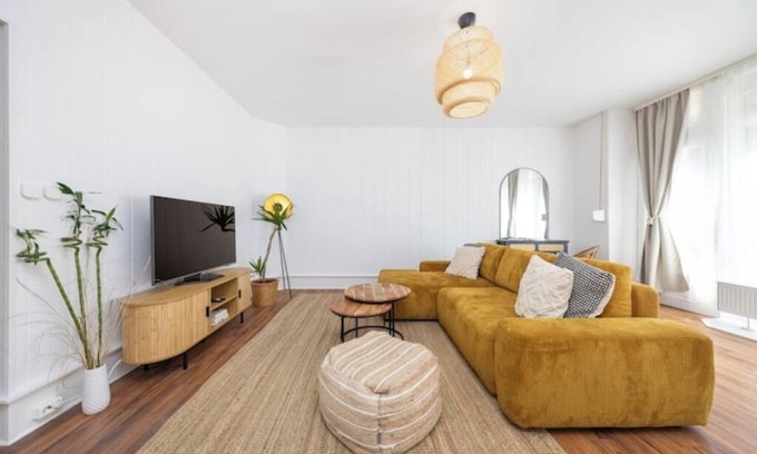 Pankow Apartamento | Japandi Flat 6 P./Washing machine/Kitchen/near Schönhauser Allee