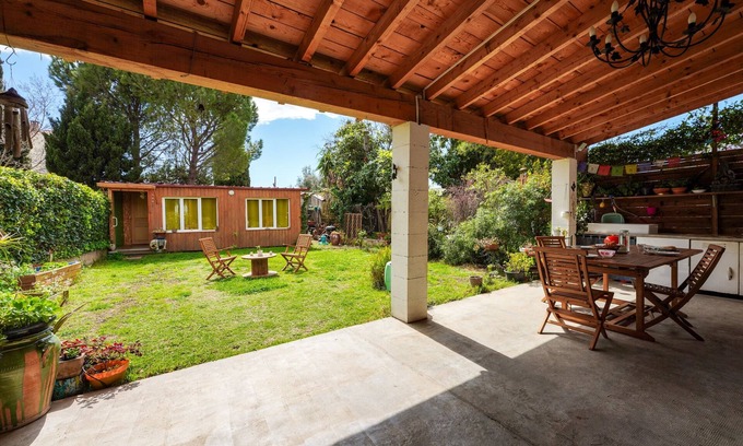 Saint-Barnabe Apartamento | Jardin Bohème - Jardin, terrasse et cuisine d'été.