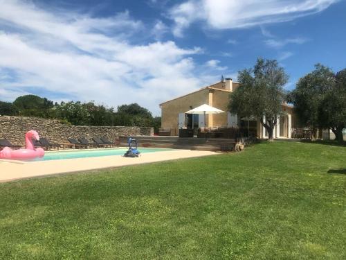 Saint-Quentin-la-Poterie Casa | Jardin d’Uzès - Climatisée avec piscine