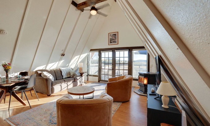 Como Cabina | Jefferson A-Frame Cabin w/ Rocky Mountain Views