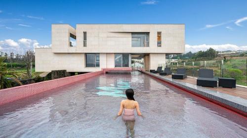 Aewol Casa | Jeju Mia Private Pool Villa large outdoor warm pool