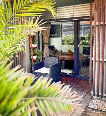 Stare Splavy Apartamento | Jezerní apartmán s terasou a saunou v Lakepark Residence