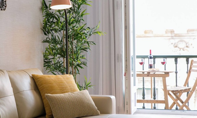 Chiado Apartamento | JOIVY Sunny 1-bed flat w/terrace&sea view in Baixa, 3mins to Arco da Rua Augusta
