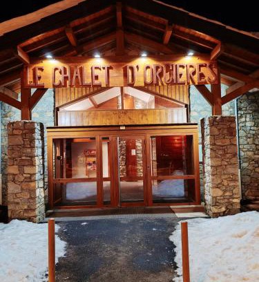 Orcieres-Merlette Apartamento | Joli appart 4 personnes au pied des pistes balcon