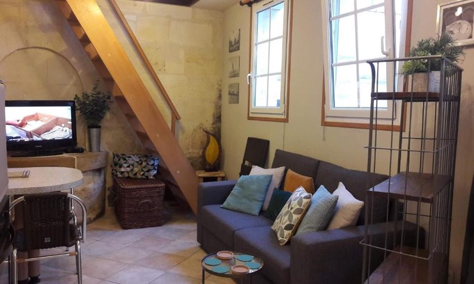 Chartrons Apartamento | Joli petit loft dans échoppe pierre centre-ville