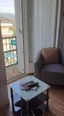 Amelie-les-Bains-Palalda Apartamento | Joli studio Audrey rénové parking wifi 50m des thermes