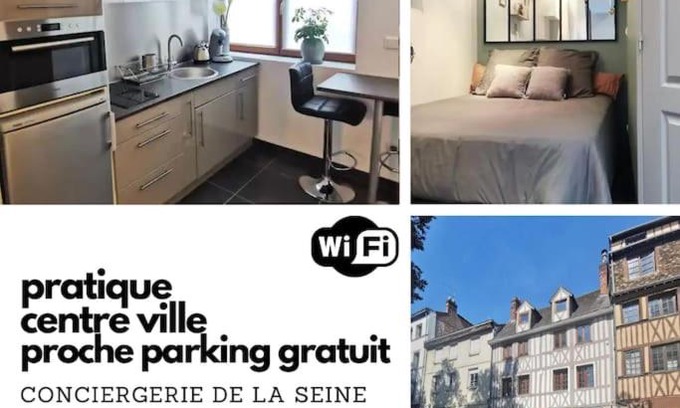 Quartier Saint-Marc - Croix de Pierre - Saint-Nicaise Apartamento | Joli Studio ✧ Centre historique
