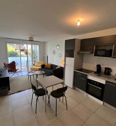 Croix-d'Argent Apartamento | Joli T2 Terrasse Parking privé Confort