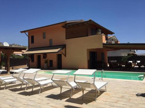 Porto Empedocle Apartamento | Jolie villa avec piscine privée