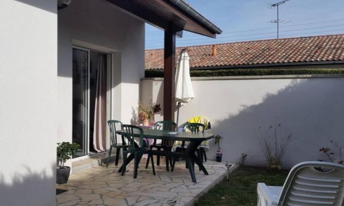 Saint-Paul-les-Dax Casa | Jolie villa individuelle meublée de plein pied avec jardin