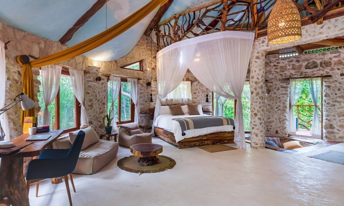 Tulum Villa | Jungle Monkey House with 3BR & Cenote