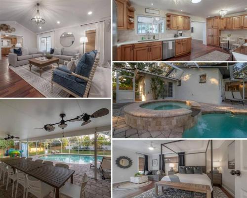 Clearwater Casa | Just Wow! Luxury & Huge Heated Pool & Spa Home!