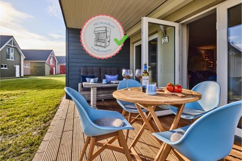 Busum Apartamento | Küstenkojen BLAUE LAGUNE - FeWo 1-5 Pers mit 2 Schlafzimmern, Terrasse und SAUNA