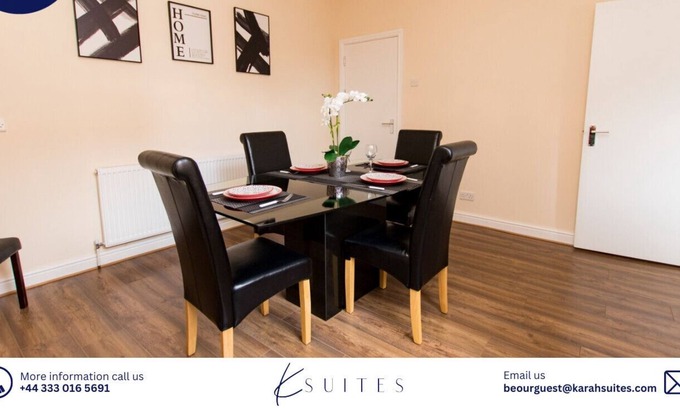 Seisdon Casa | K Suites - Modern 4 bed Flat w/ Garden View