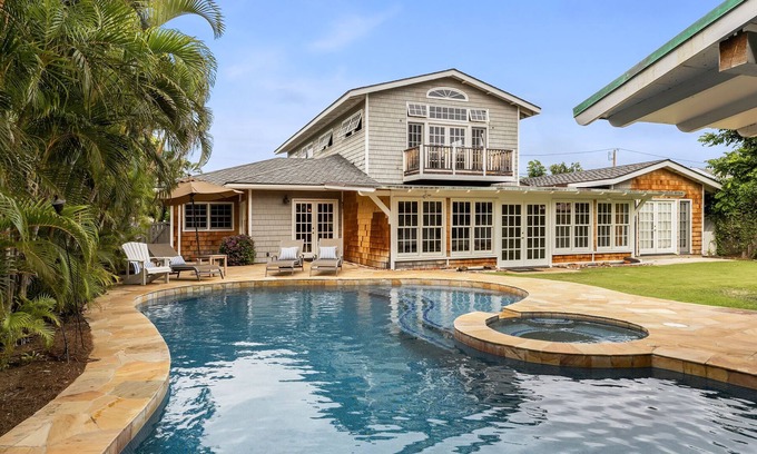 Kahala Casa | 4bd / 3. 5ba Encantadora casa náutica Kahala con piscina y aire acondicionado. - Kahala Seaside
