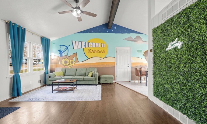 Shawnee Casa | Kansas Escape with Movie Room, Hot Tub, Mini Golf, Pickleball, Game Room & more!