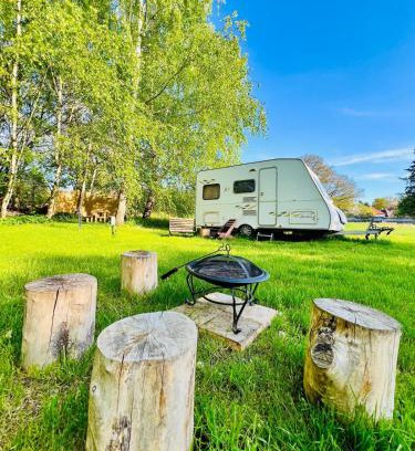 Pacejov Cabina | Karavan v březovém háječku