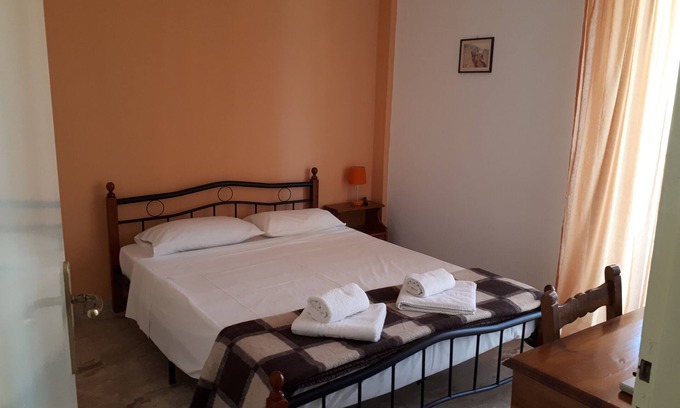 Paralia Vergas Apartamento | Katerina Apartments, (1) Apartamento de 1 dormitorio con balcón