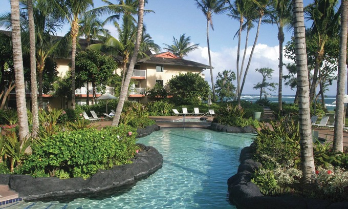 Wailua Complejo | Kauai, 2br: WIFI gratuito, Resort frente al mar, piscina, spa, zona de Coconut mercado