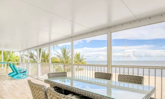 Coupon Bight Aquatic Preserve Casa | Keys To The Kingdom! Private Oceanfront Retreat with Beach and Pool