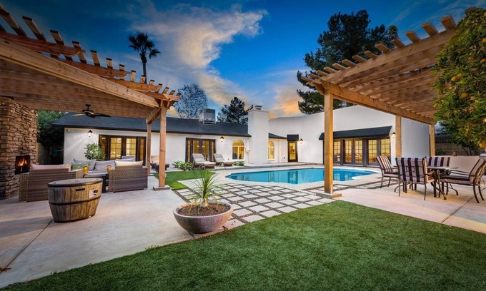 La Paz At Desert Springs Casa | Retiro Kierland con piscina climatizada y chimenea al aire libre