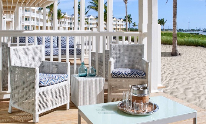 Marathon Hotel | King Balcony Suite, Beachfront Experience, Isla Bella Beach, Florida Keys