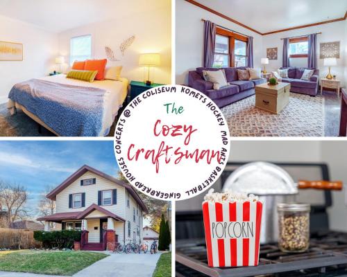 Fort Wayne Casa | King Bed, 2 Full Baths, Large Deck, Free Bikes, 2 miles to Downtown & Sports Fieldhouse