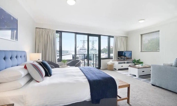 Woolloomooloo Apartamento | King Size Studio With Water View, Walk To The City