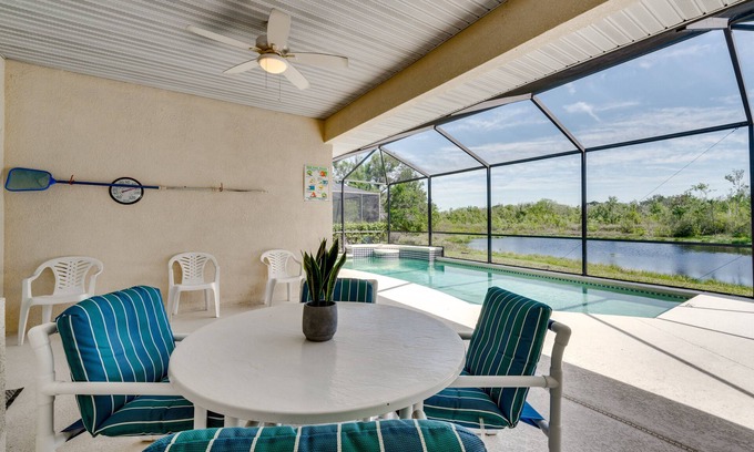 Sunset Lakes Casa | Kissimmee Home w/ Pool + Pond View, 5 Mi to Disney
