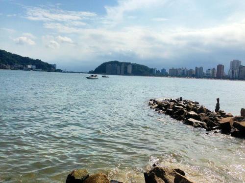 Sao Vicente Apartamento | Kitnet pé na areia Praia Milionários