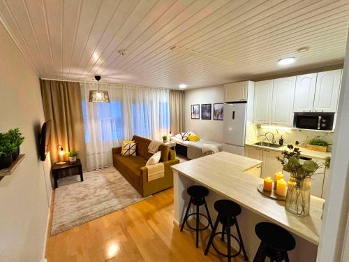 Oulainen Apartamento | Kivilinna Apartments Oulainen - Liinavaatteet, pyyhkeet ja loppusiivous sisältyvät hintaan